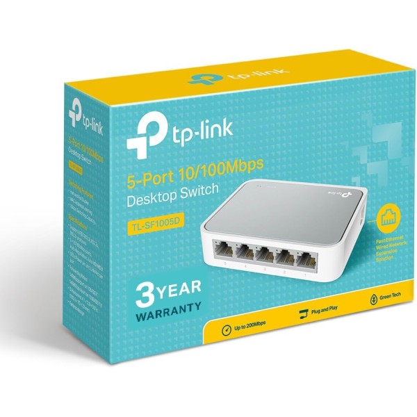 SWITCH TP-Link 5-Ports (10-100)
