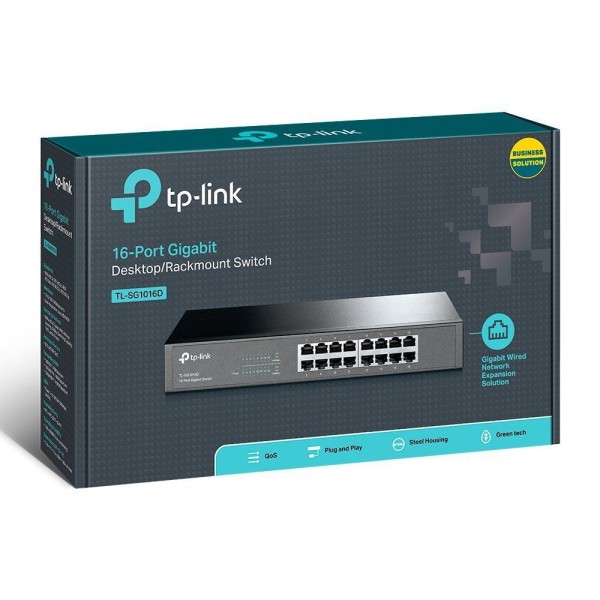 SWITCH TP-Link 16-Ports (10-100-1000)