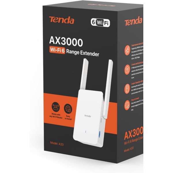 RANGE EXT. Tenda AX3000 (5Ghz+LAN)