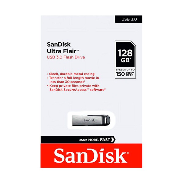 PENDRIVE SanDisk Ultra-Flair 128GB (USB 3.0)