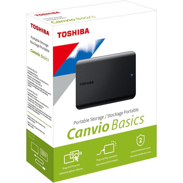 HARDDISK Toshiba 2TB USB (2,5")