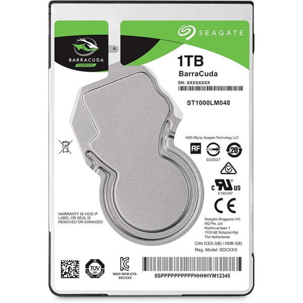 HARDISK Seagate 1TB Barracuda (2,5")