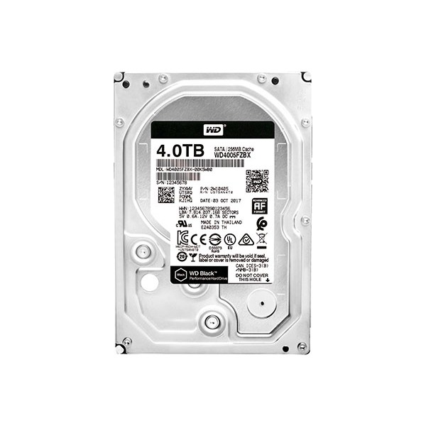 HARDISK WD 4TB Black (3,5")